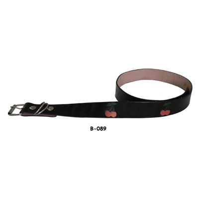 Belt Leather Cherry