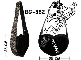 Handbag Broken Heart Black/White