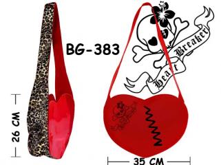 Handbag Broken Heart Red/Black