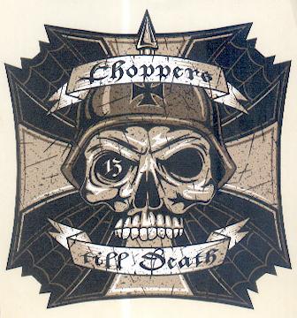 Chopper Till Death sticker