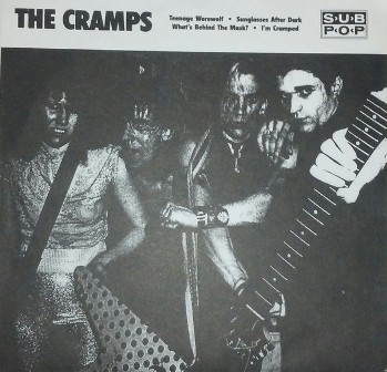 CRAMPS, THE : Teenage Werewolf/sunglasses( Blue Vinyl)