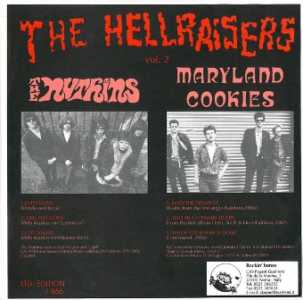 HELLRAISERS, THE : Volume 2 - The Nuthins   Vs    The Maryland Cookie