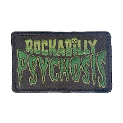 Rockabilly Psychosis Patch Green