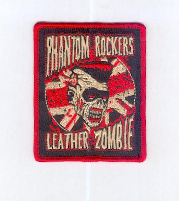 Phantom Rockers Leather Zombie Patch