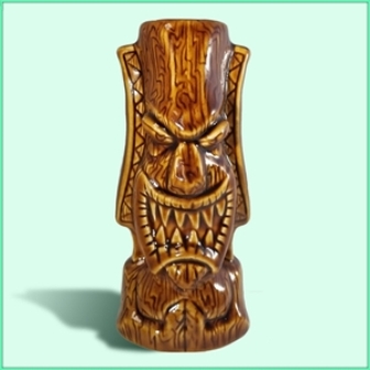 Pray for Surf (Brown) Tiki mug :