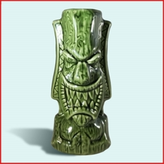 Pray For Surf ( Green) Tiki Mug :