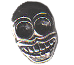 Buttons (shirts) skull